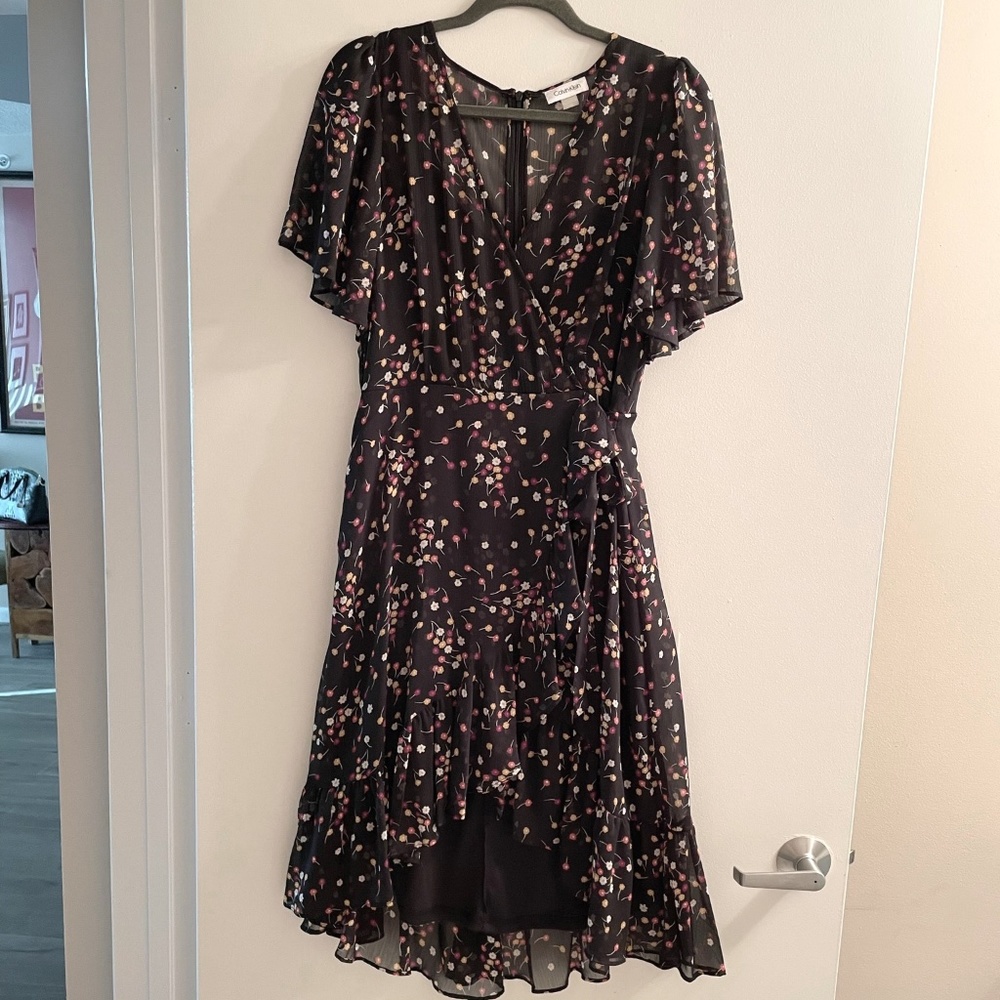 Calvin Klein flirty size 10 high low party dress.